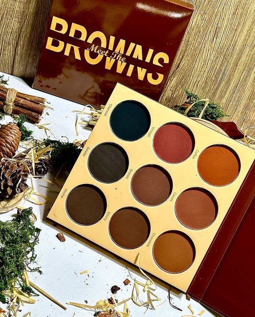 Annie’s Beauty MEET THE BROWNS 9 Colors Eyeshadow Palette