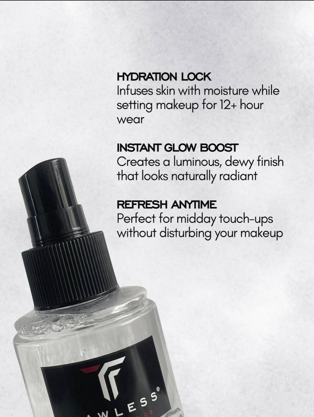 Flawless ivy setting spray