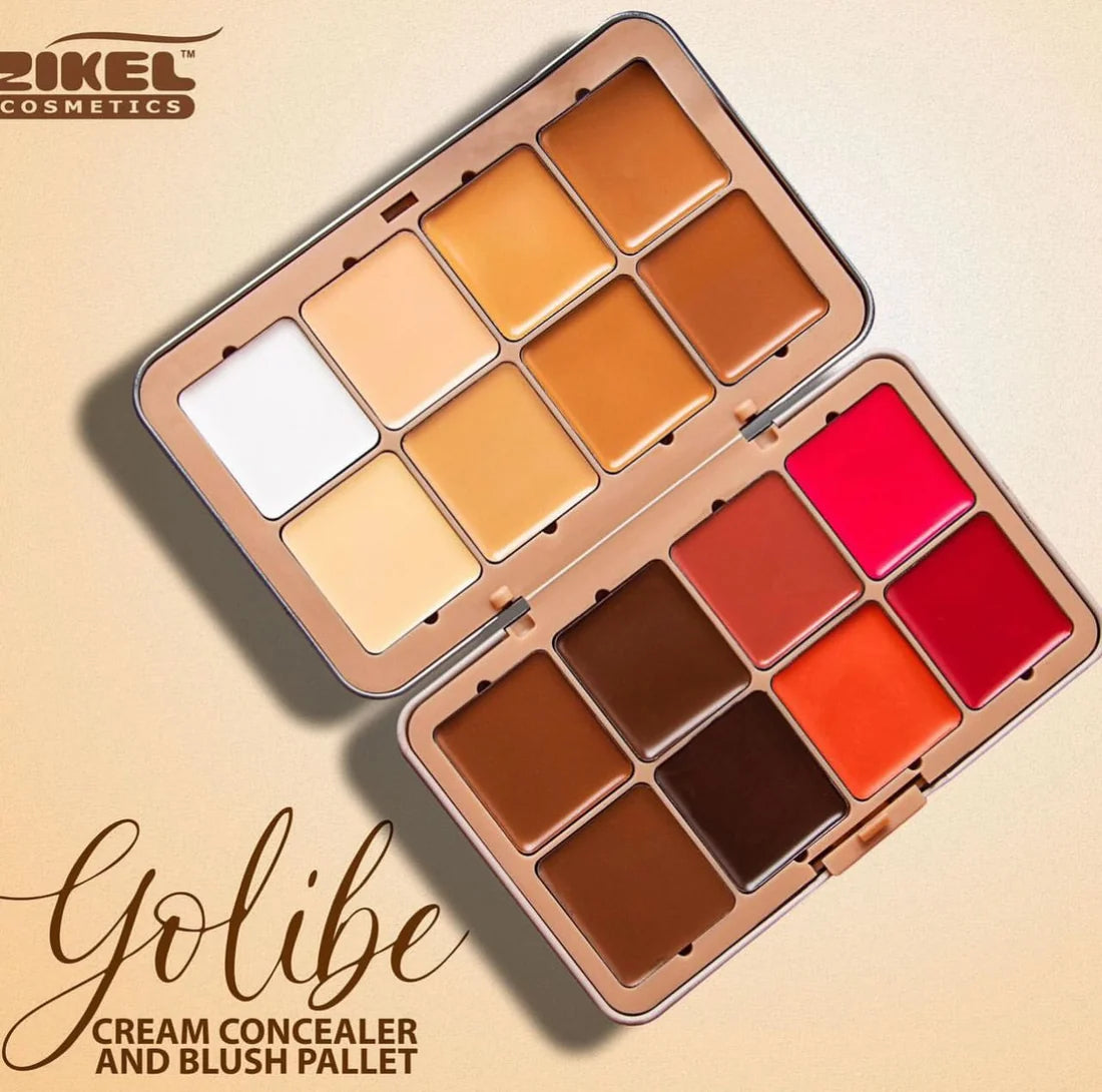 Zikel x Golibe Cream Concealer & Blush Palette