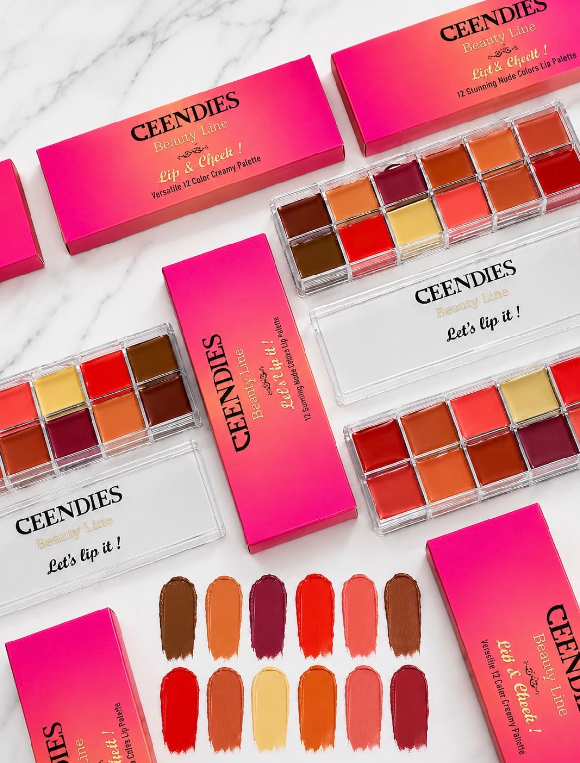 Ceendies Beautyline Let's Lip it Lip palette
