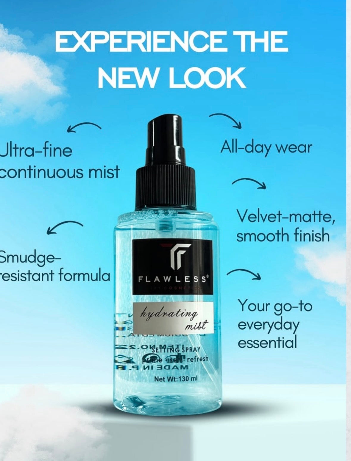 Flawless ivy setting spray