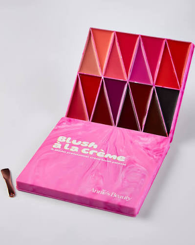 Annie’s Beauty 16 Colors Cream Blush Palette (Blush A La Crème)