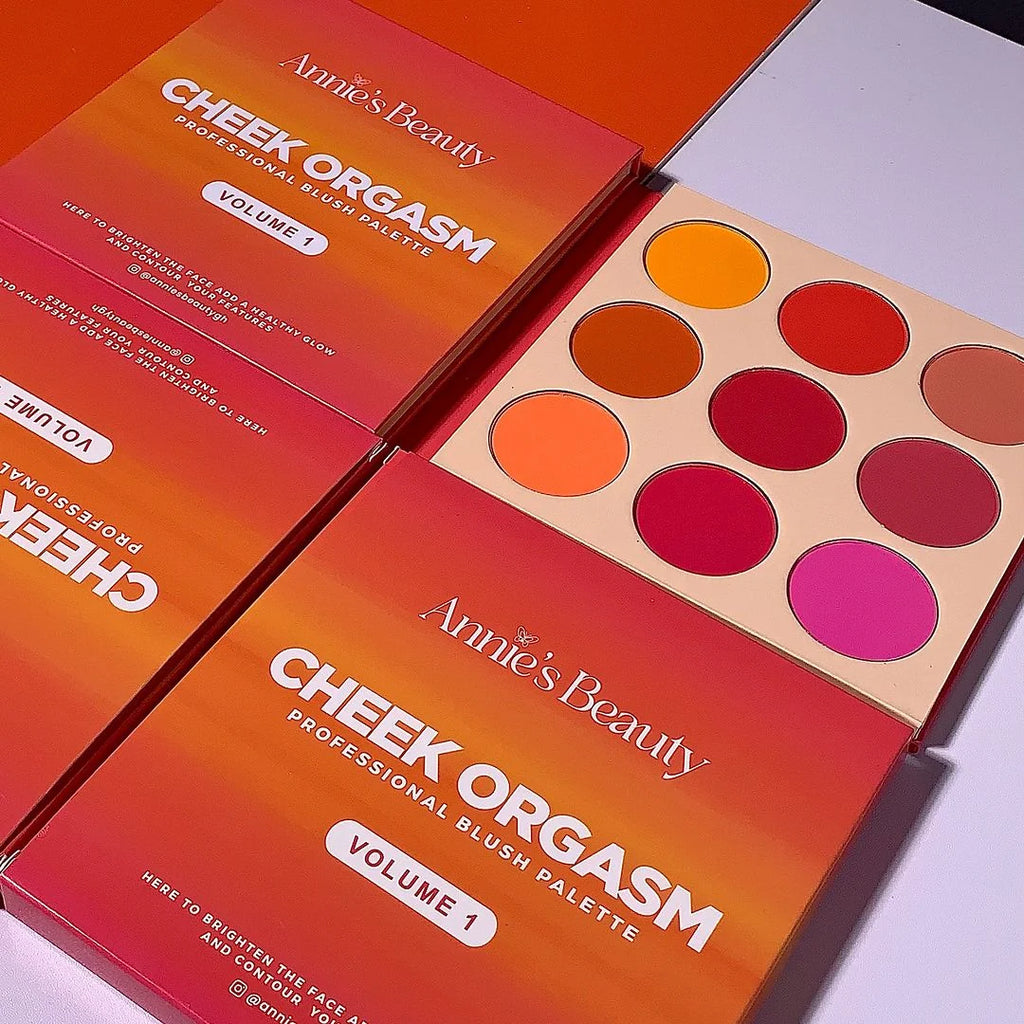 Annie’s Beauty Cheek Orgasm 9-Color Blush Palette (Vol. I)