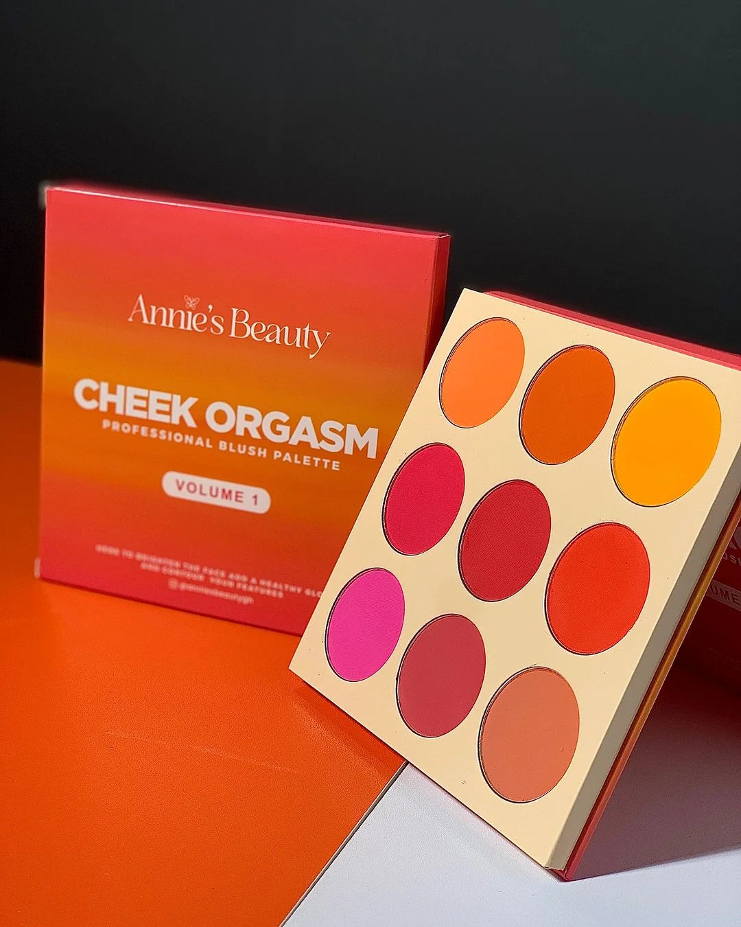 Annie’s Beauty Cheek Orgasm 9-Color Blush Palette (Vol. I)
