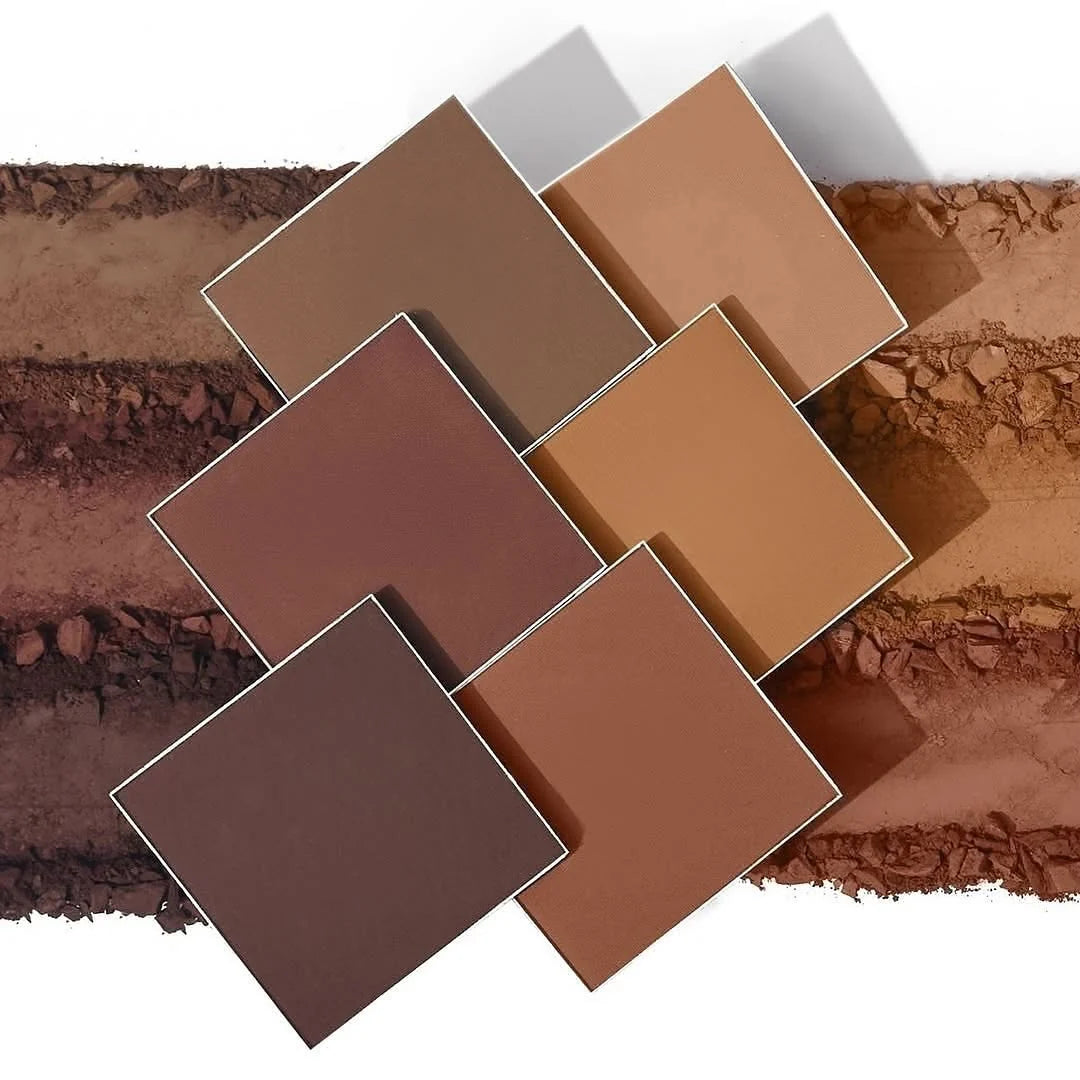 Bronzey By Yglam Beauty Bronzer/Contour Palette